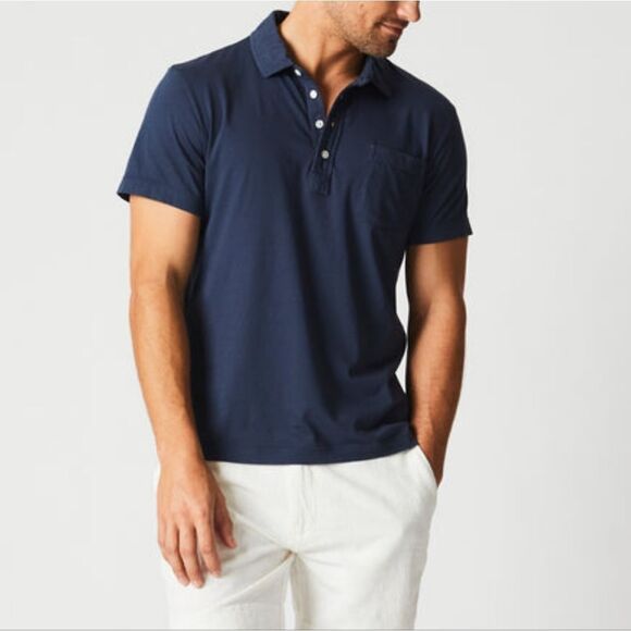 Billy Reid Other - 🆕️ Billy Reid Pensacola Short Sleeve Polo in Navy